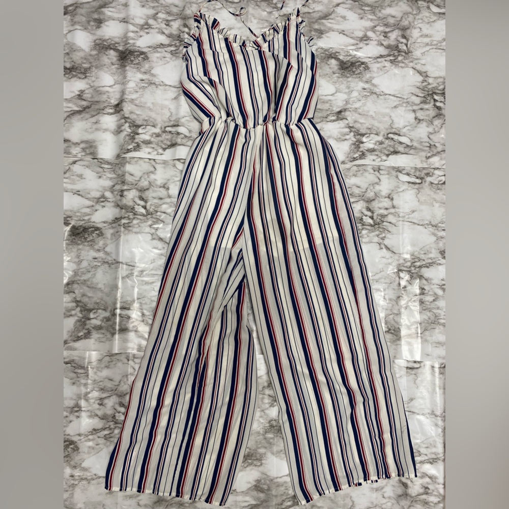 Jumpsuit W/ criss cross back straps
